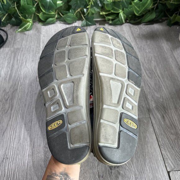 KEEN Uneek Bungee Cord Trail Hiking Sandals Water Shoes Men\'s Sz 10.5 Black Gray main image 10